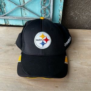 Pittsburgh Steelers Hat Cap Reebok NFL On Field A-flex L/xl